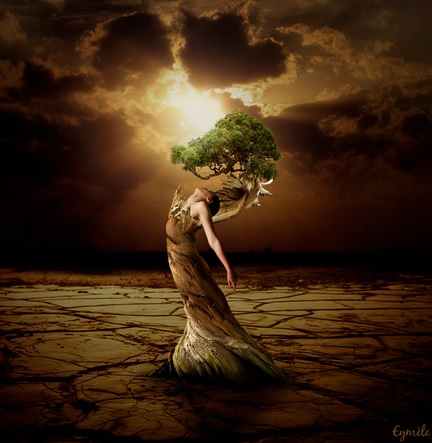 Femme arbre