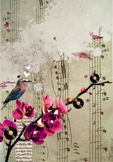 Musique oiseau fleur